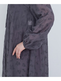 【ADIEU TRISTESSE】シアーエンブロイダリーワンピース 詳細画像 ライトグレー 16