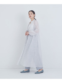 【ADIEU TRISTESSE】シアーエンブロイダリーワンピース 詳細画像 ライトグレー 2