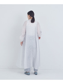 【ADIEU TRISTESSE】シアーエンブロイダリーワンピース 詳細画像 ライトグレー 3