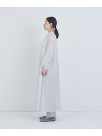 【ADIEU TRISTESSE】シアーエンブロイダリーワンピース 詳細画像 ライトグレー 6