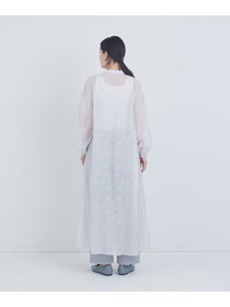 【ADIEU TRISTESSE】シアーエンブロイダリーワンピース 詳細画像 ライトグレー 7