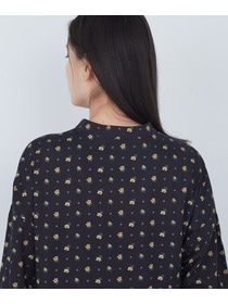 【ADIEU TRISTESSE】kazumiさんコラボ　リバティプリントワンピース 詳細画像 ブラック系その他 17