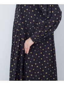 【ADIEU TRISTESSE】kazumiさんコラボ　リバティプリントワンピース 詳細画像 ブラック系その他 18