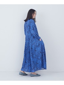 【ADIEU TRISTESSE】kazumiさんコラボ　リバティプリントワンピース 詳細画像 ブラック系その他 2