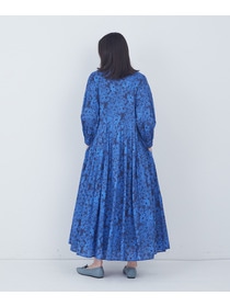 【ADIEU TRISTESSE】kazumiさんコラボ　リバティプリントワンピース 詳細画像 ブラック系その他 3