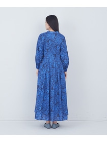 【ADIEU TRISTESSE】kazumiさんコラボ　リバティプリントワンピース 詳細画像 ブラック系その他 7