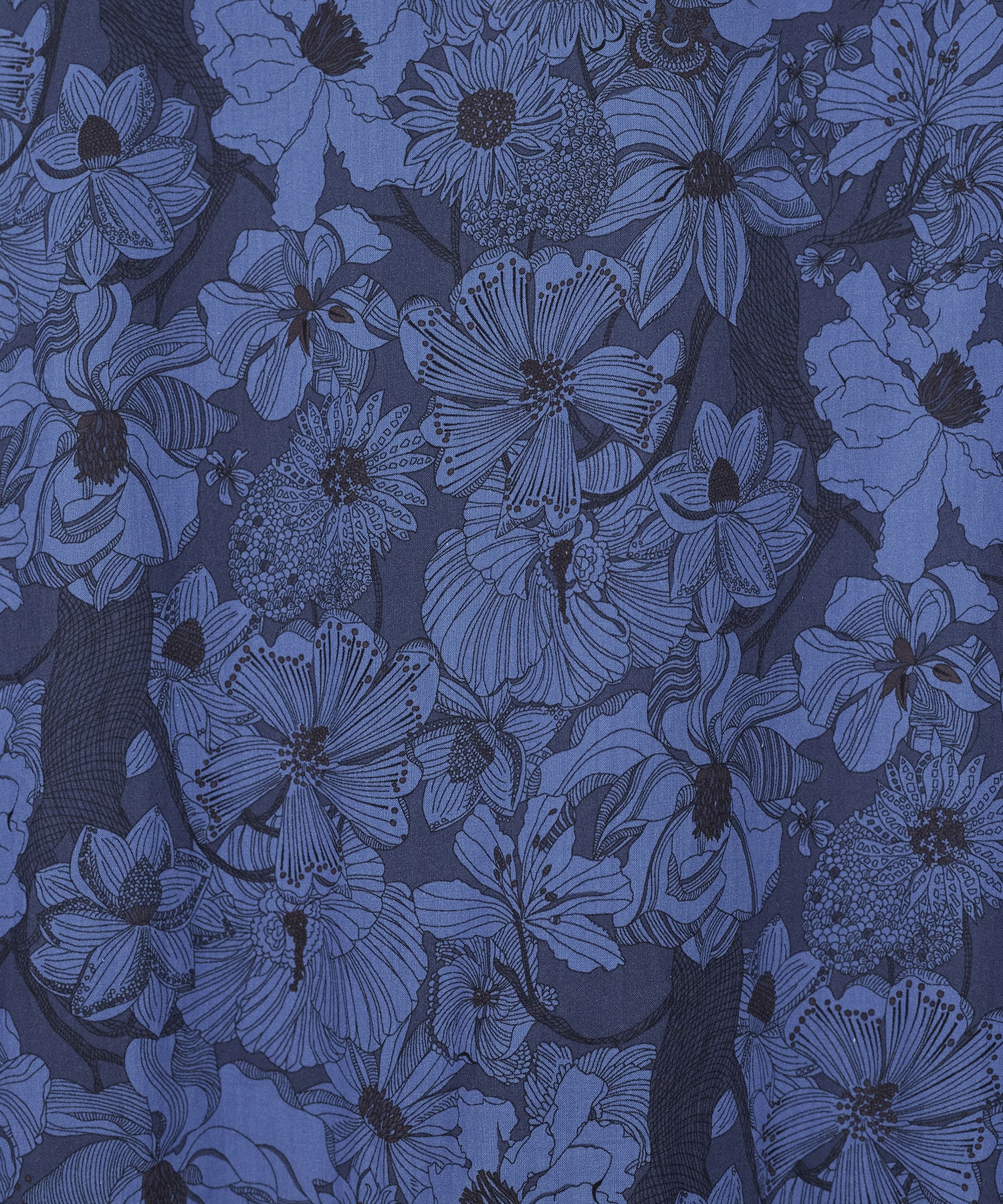 【ADIEU TRISTESSE】kazumiさんコラボ　リバティプリントワンピース 詳細画像 ブラック系その他 21