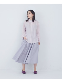 【ADIEU TRISTESSE】ストライプフリルブラウス 詳細画像 ブルー系その他 1