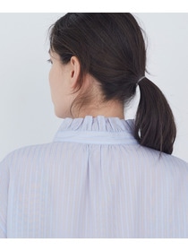 【ADIEU TRISTESSE】ストライプフリルブラウス 詳細画像 ブルー系その他 14