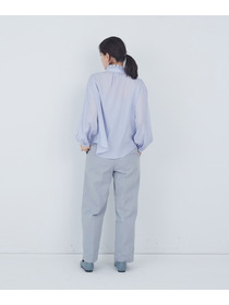 【ADIEU TRISTESSE】ストライプフリルブラウス 詳細画像 ブルー系その他 9