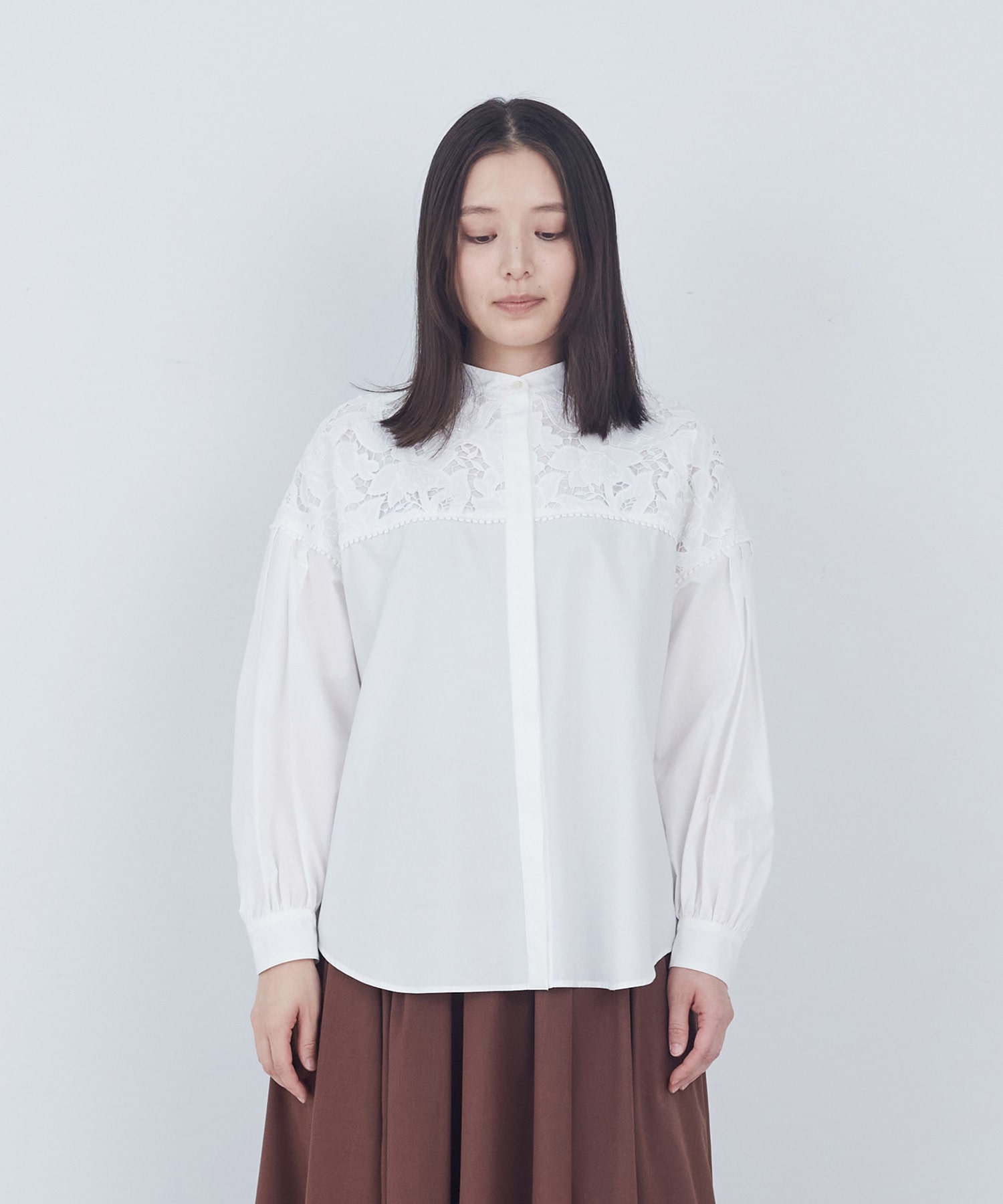 【ADIEU TRISTESSE】エンブロイダリーブラウス 詳細画像 ブラック 10