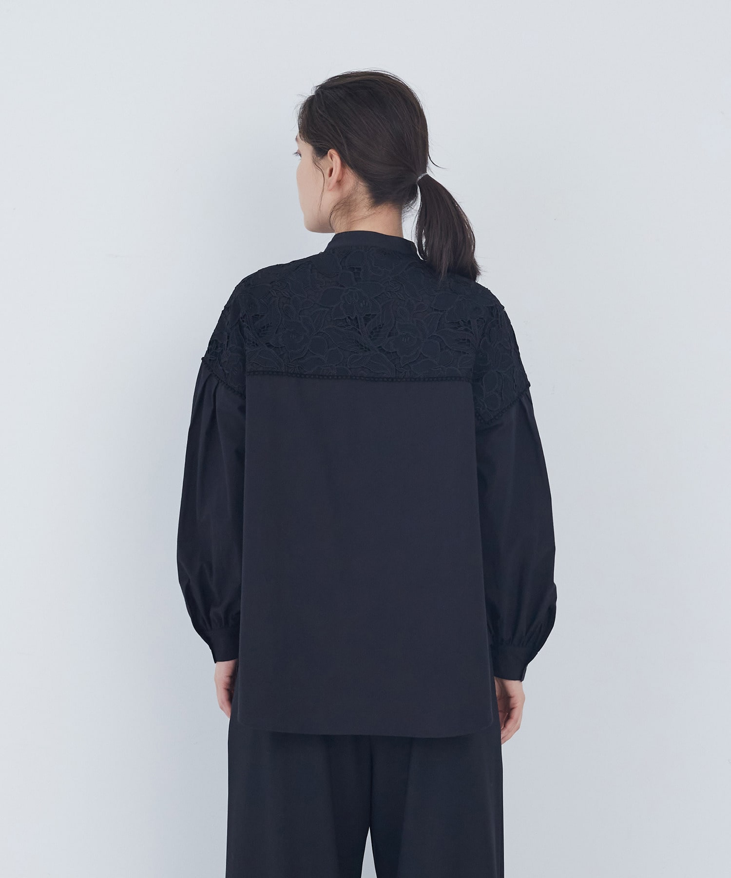【ADIEU TRISTESSE】エンブロイダリーブラウス 詳細画像 ブラック 6