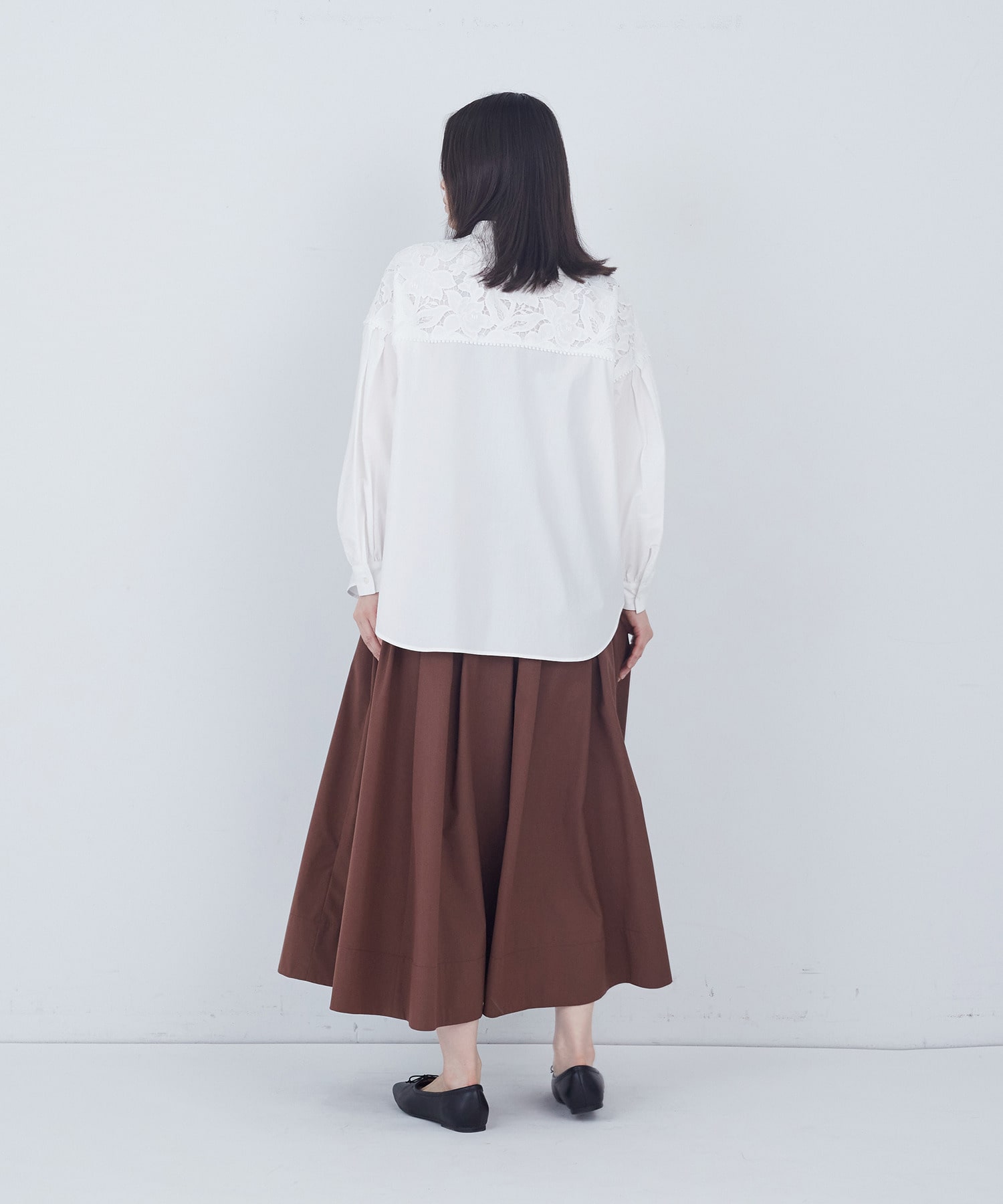 【ADIEU TRISTESSE】エンブロイダリーブラウス 詳細画像 ブラック 9