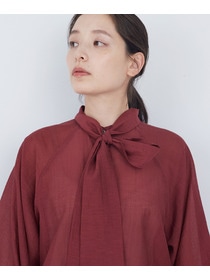 【ADIEU TRISTESSE】ラグランスリーブボウタイブラウス 詳細画像 ベージュ系その他 15