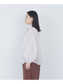 【ADIEU TRISTESSE】ラグランスリーブボウタイブラウス 詳細画像 ベージュ系その他 6