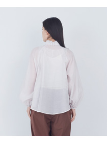 【ADIEU TRISTESSE】ラグランスリーブボウタイブラウス 詳細画像 ベージュ系その他 7