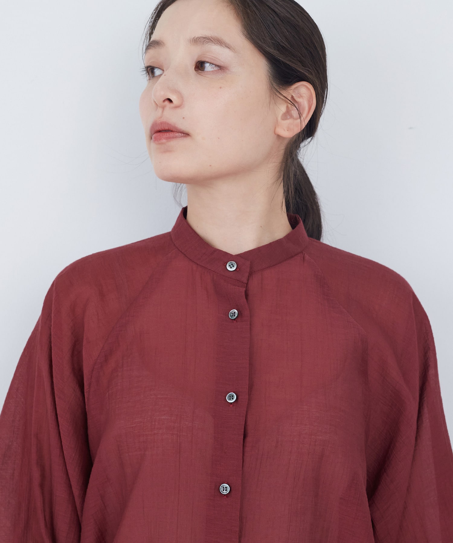 【ADIEU TRISTESSE】ラグランスリーブボウタイブラウス 詳細画像 ベージュ系その他 16