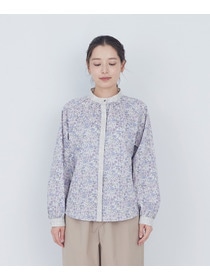 【ADIEU TRISTESSE】リバティプリントパッチワークブラウス 詳細画像 パープル系その他 10