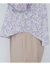 【ADIEU TRISTESSE】リバティプリントパッチワークブラウス 詳細画像 パープル系その他 16