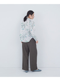 【ADIEU TRISTESSE】リバティプリントパッチワークブラウス 詳細画像 パープル系その他 3