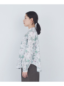 【ADIEU TRISTESSE】リバティプリントパッチワークブラウス 詳細画像 パープル系その他 5