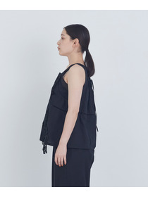 【ADIEU TRISTESSE】ポプリン刺繍キャミソール 詳細画像 ブラック 12