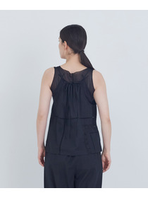 【ADIEU TRISTESSE】ポプリン刺繍キャミソール 詳細画像 ブラック 13