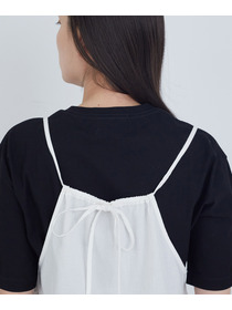 【ADIEU TRISTESSE】ポプリン刺繍キャミソール 詳細画像 ブラック 21