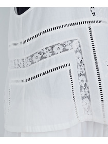 【ADIEU TRISTESSE】ポプリン刺繍キャミソール 詳細画像 ブラック 24