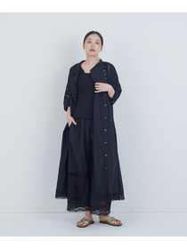 【ADIEU TRISTESSE】ポプリン刺繍キャミソール 詳細画像 ブラック 8