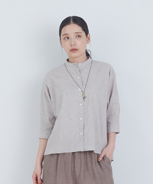 【ADIEU TRISTESSE】コットンリネンブラウス 詳細画像 ベージュ系その他 1