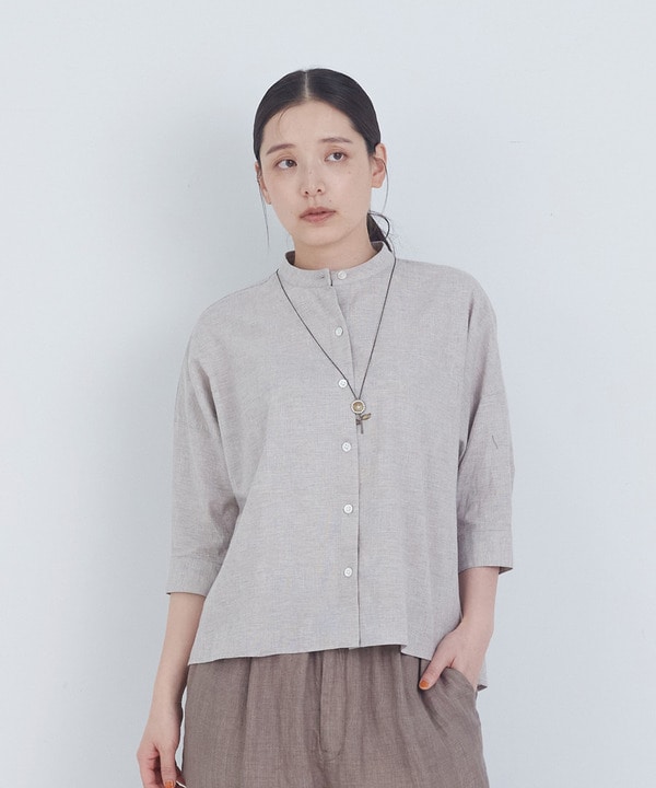 【ADIEU TRISTESSE】コットンリネンブラウス