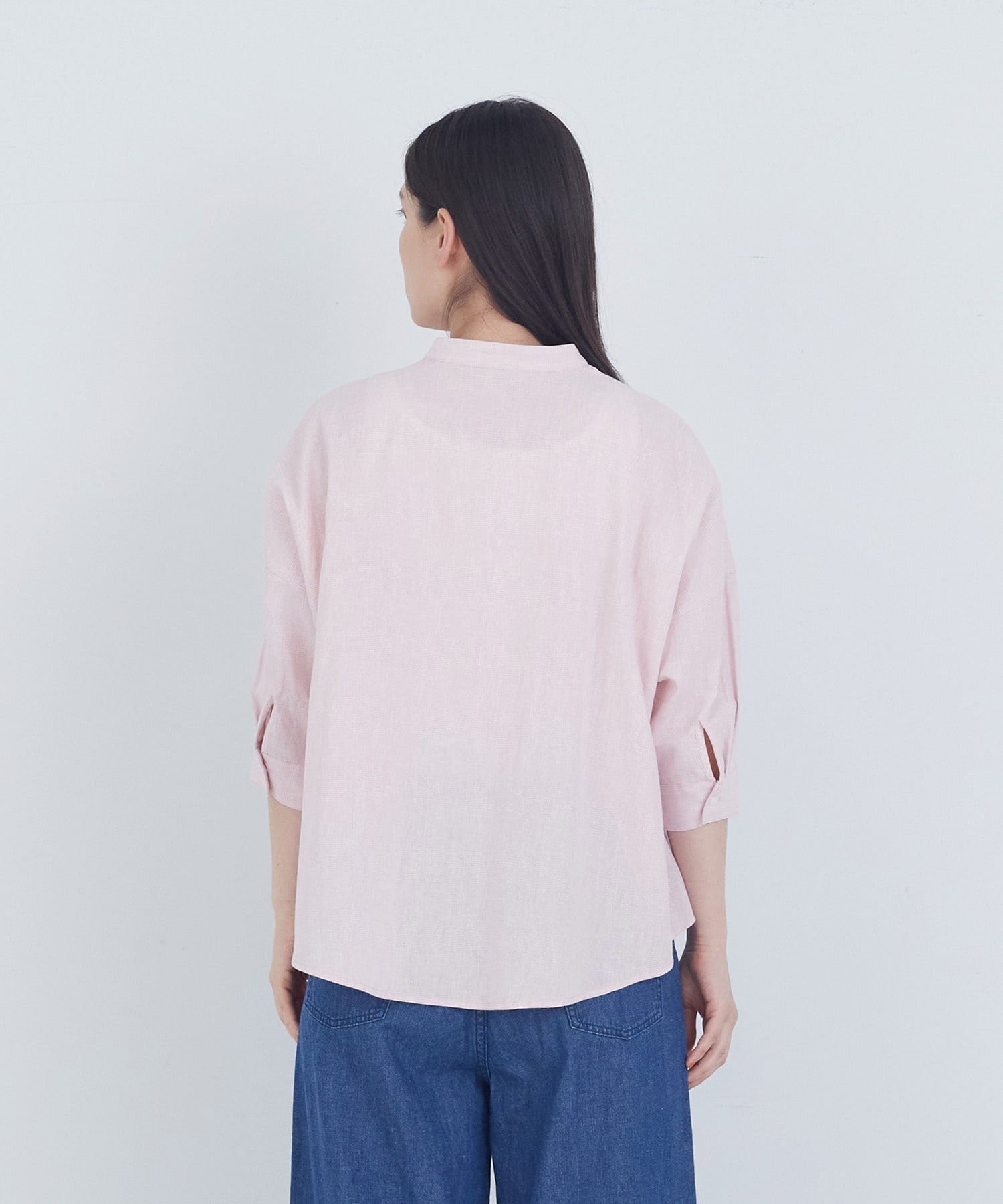 【ADIEU TRISTESSE】コットンリネンブラウス 詳細画像 ブルー系その他 18