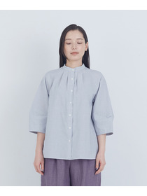 【ADIEU TRISTESSE】コットンフロントタックブラウス 詳細画像 ネイビー 11