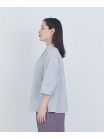 【ADIEU TRISTESSE】コットンフロントタックブラウス 詳細画像 ネイビー 12