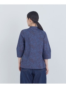 【ADIEU TRISTESSE】コットンフロントタックブラウス 詳細画像 ネイビー 19