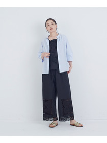 【ADIEU TRISTESSE】コットンフロントタックブラウス 詳細画像 ネイビー 4