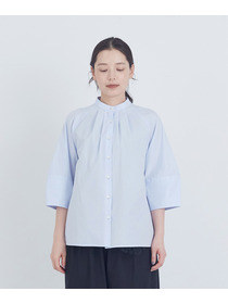 【ADIEU TRISTESSE】コットンフロントタックブラウス 詳細画像 ネイビー 5