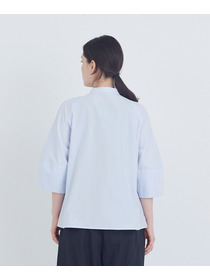 【ADIEU TRISTESSE】コットンフロントタックブラウス 詳細画像 ネイビー 7