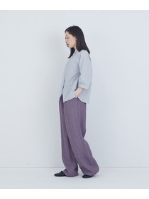 【ADIEU TRISTESSE】コットンフロントタックブラウス 詳細画像 ネイビー 9