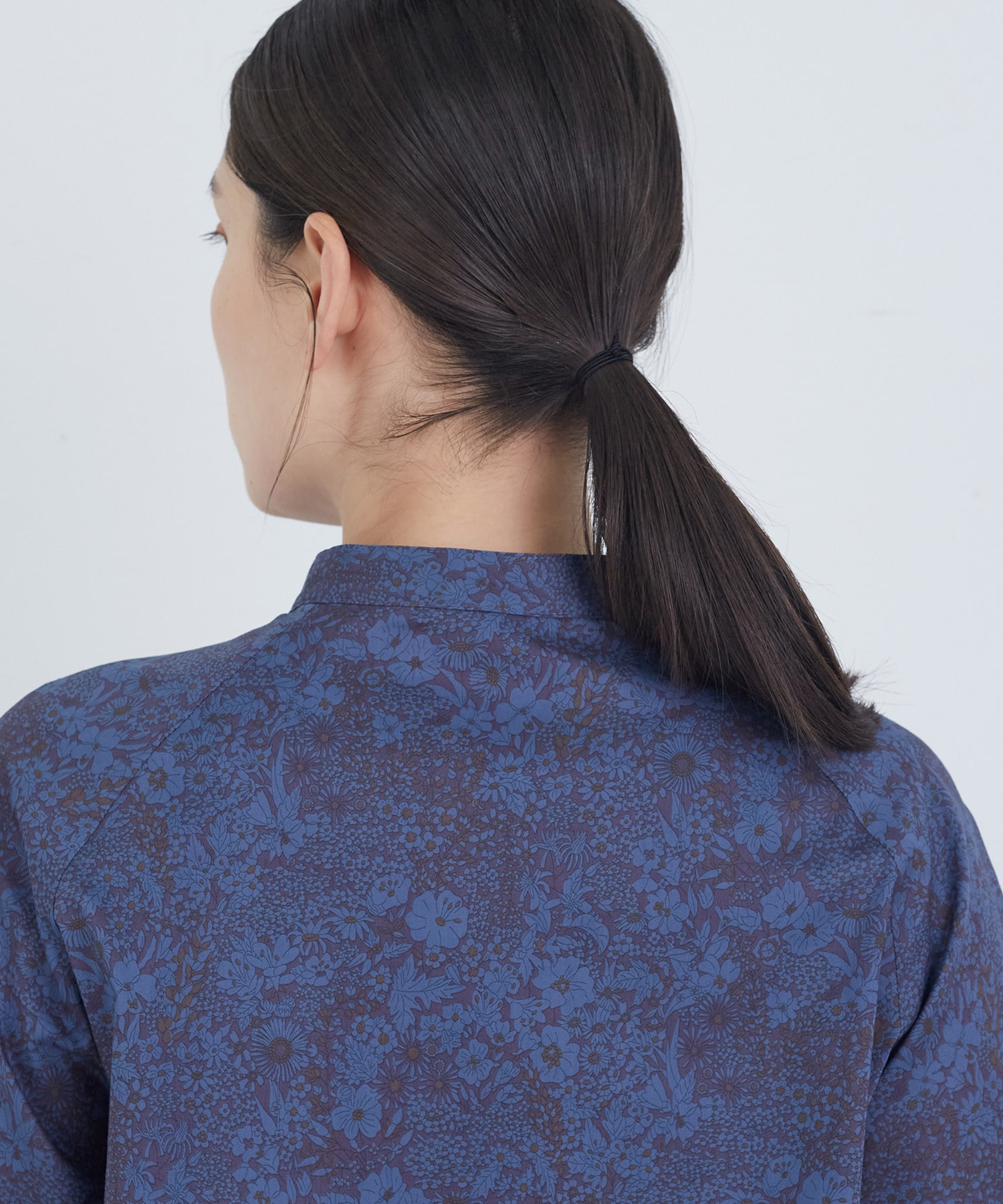 【ADIEU TRISTESSE】コットンフロントタックブラウス 詳細画像 ネイビー 21