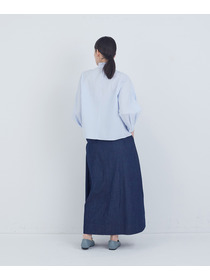 【ADIEU TRISTESSE】コットンフリルカラーブラウス 詳細画像 ライトグレー 15