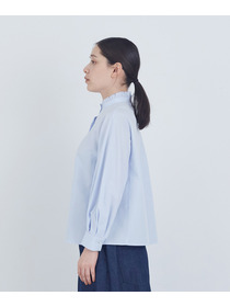 【ADIEU TRISTESSE】コットンフリルカラーブラウス 詳細画像 ライトグレー 17