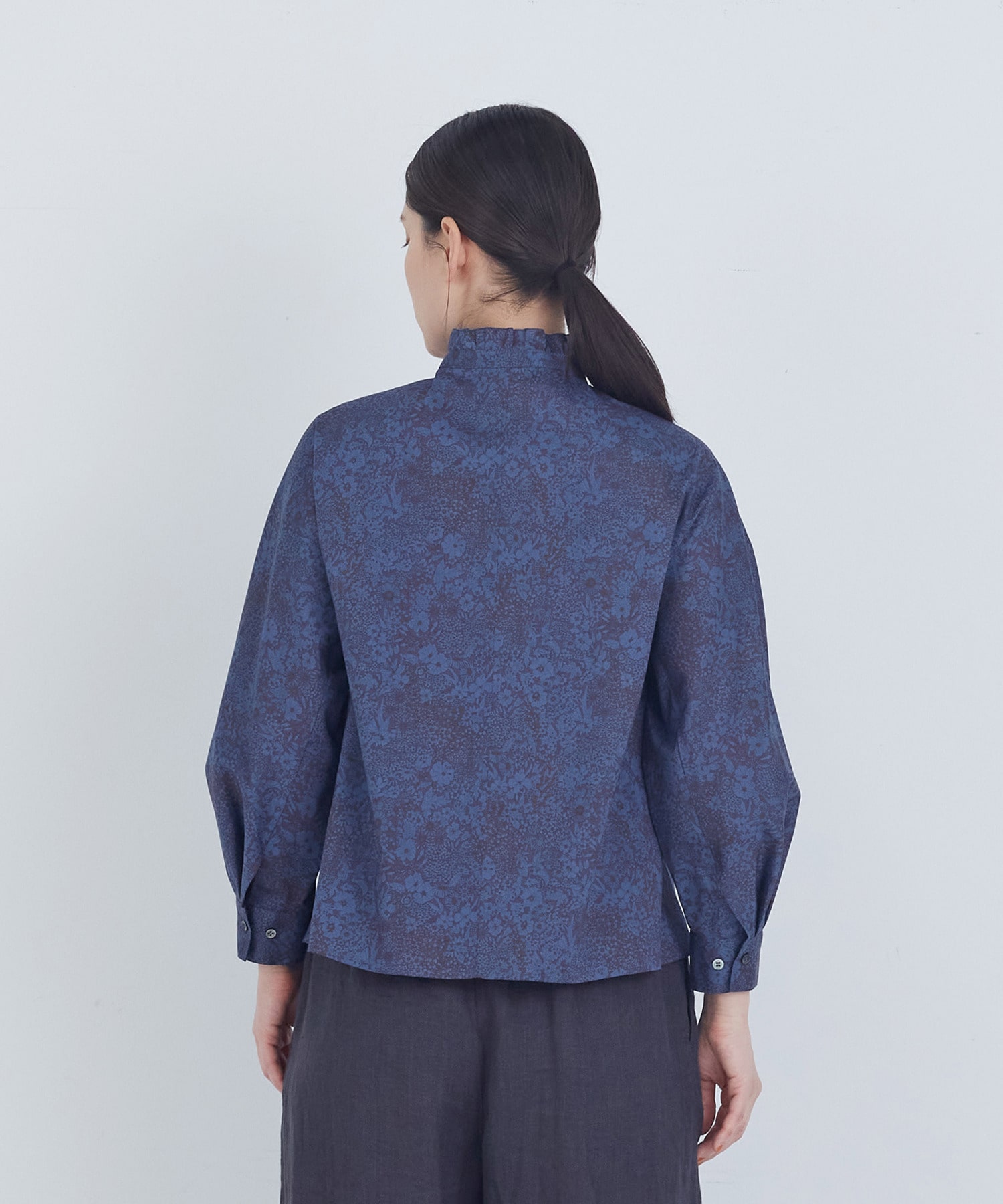 【ADIEU TRISTESSE】コットンフリルカラーブラウス 詳細画像 ライトグレー 12