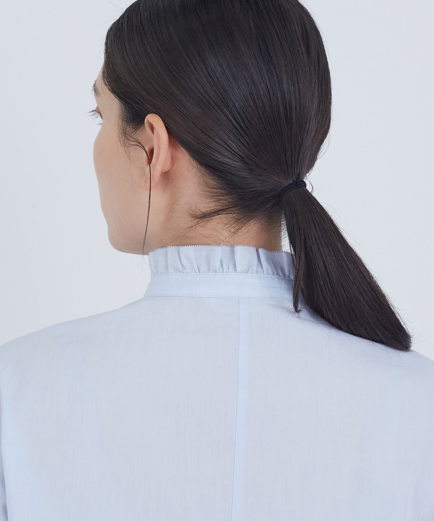 【ADIEU TRISTESSE】コットンフリルカラーブラウス 詳細画像 ライトグレー 20