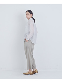 【ADIEU TRISTESSE】シアーエンブロイダリーシャツ 詳細画像 チャコールグレー 9