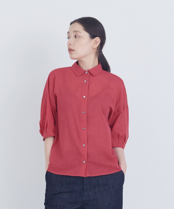 スモールカラーシャツ 詳細画像 レッド 1