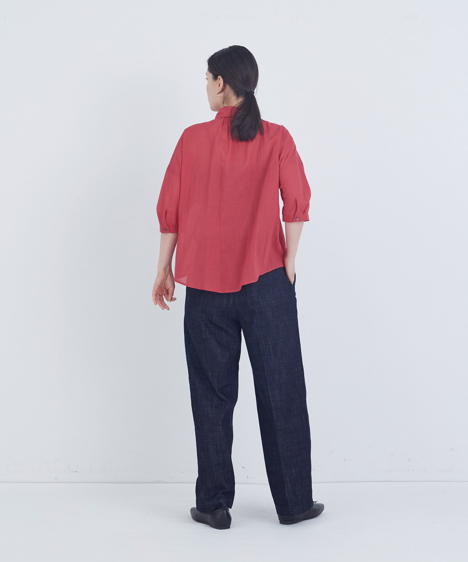 【ADIEU TRISTESSE】スモールカラーシャツ 詳細画像 チェック 15