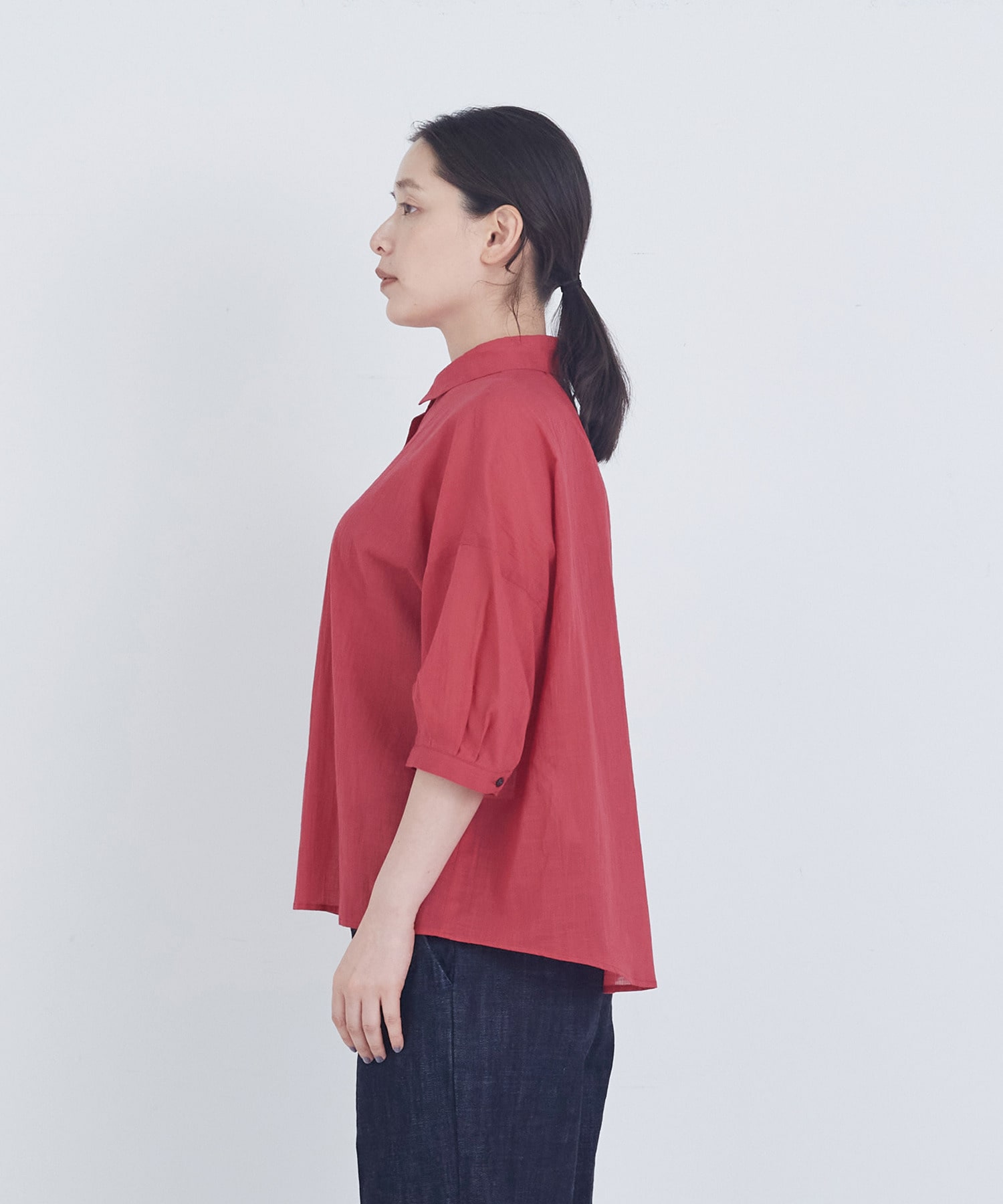 【ADIEU TRISTESSE】スモールカラーシャツ 詳細画像 チェック 17