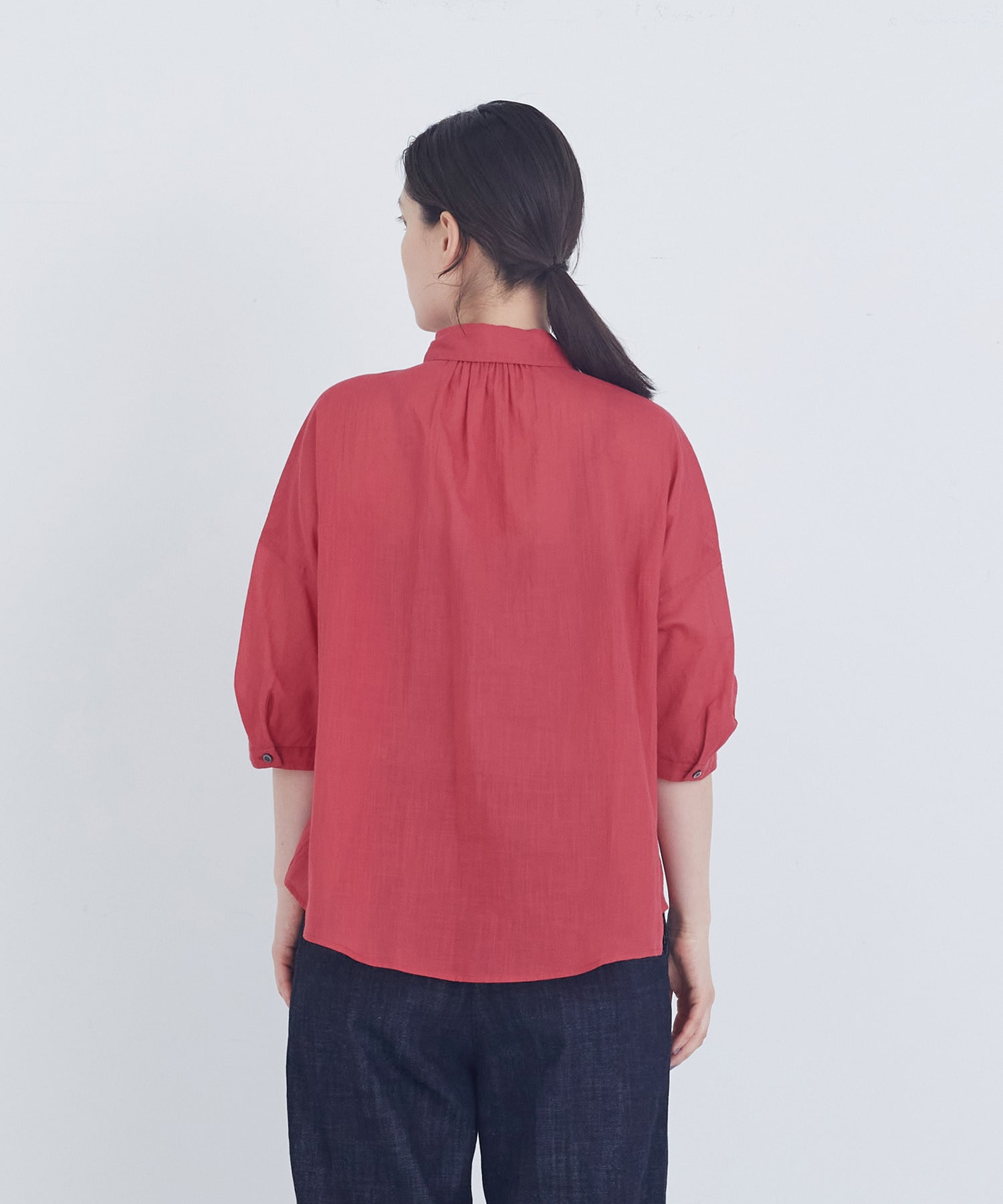 【ADIEU TRISTESSE】スモールカラーシャツ 詳細画像 チェック 18